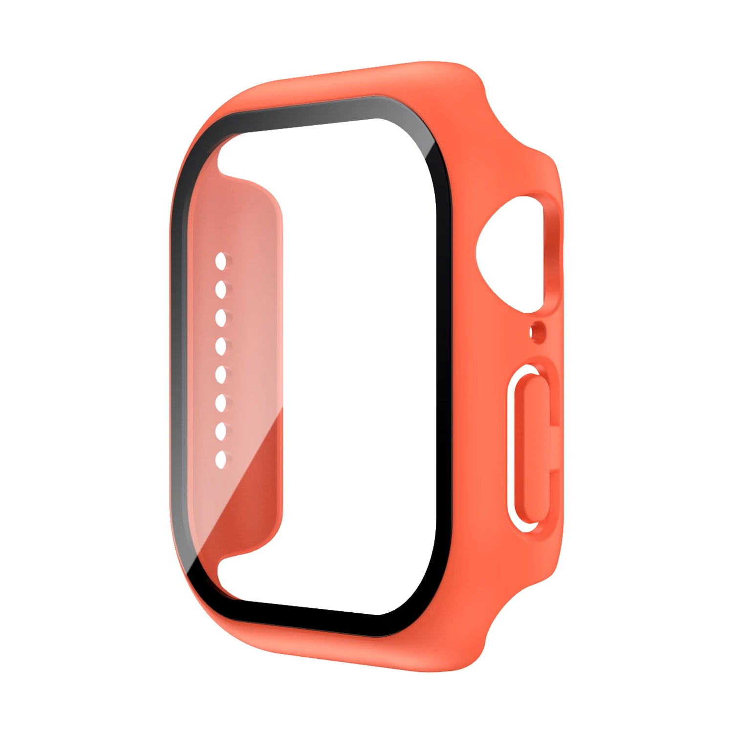 Tempered Glass+Case For Apple Watch 38mm 40mm 41mm 42mm 44mm 45mm 46mm Screen Protector Protective Cover iWatch 10 8 7 9 6 SE 5 - Smarsty