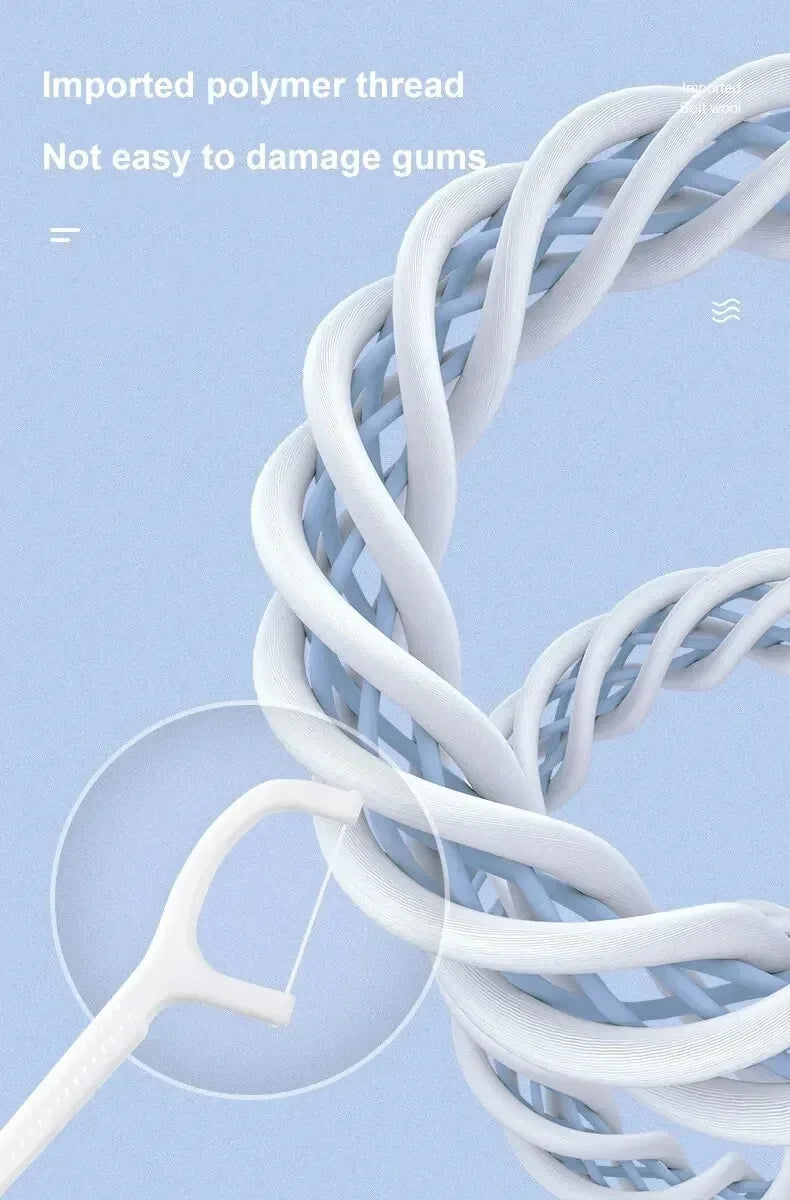 Disposable Dental Floss Sticks for Effective Oral Care - Smarsty