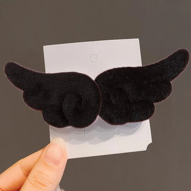 Cute Angel Wing Plush Hairpin for Girls - Smarsty
