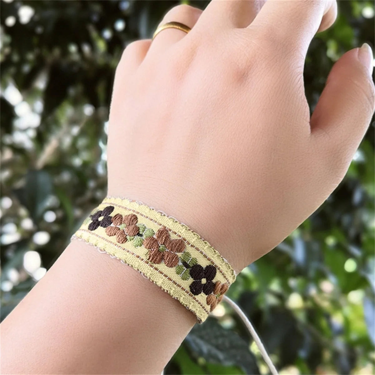 Boho Strawberry Flower Bracelet for Kids Friendship - Smarsty