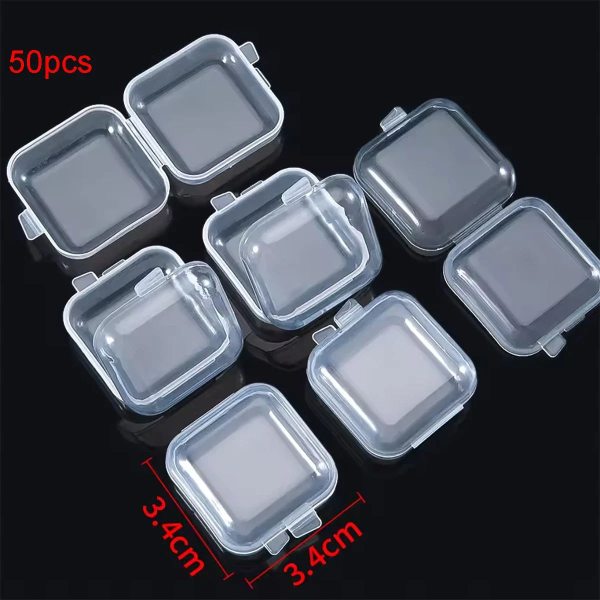 Small Plastic Storage Box for Jewelry Beads and Earring Organizer - Smarsty