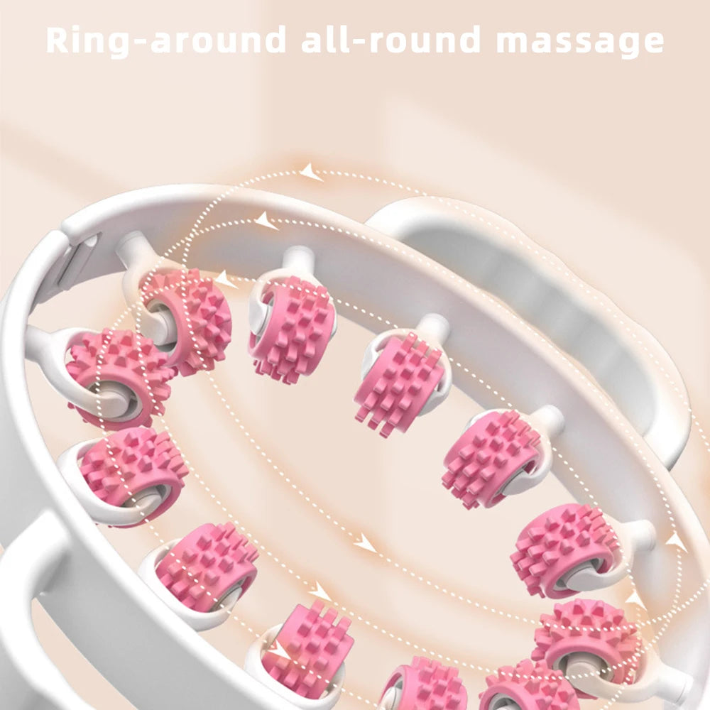 Portable Round Massager Roller for Targeted Cellulite Relief - Smarsty