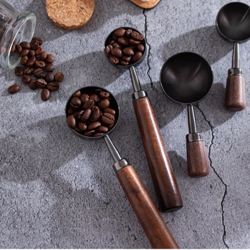 Walnut Wooden Measuring Spoon Set for Kitchen Use - Smarsty