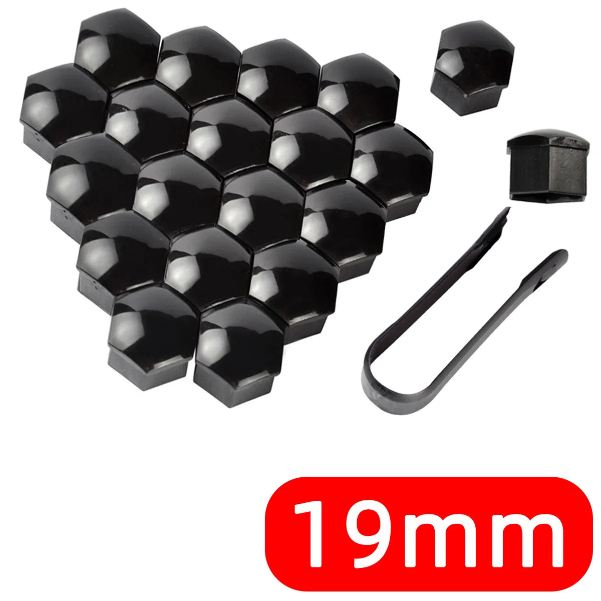 Car Wheel Nut Caps Hub Screw Covers 17/19/21mm Dust Proof - Smarsty