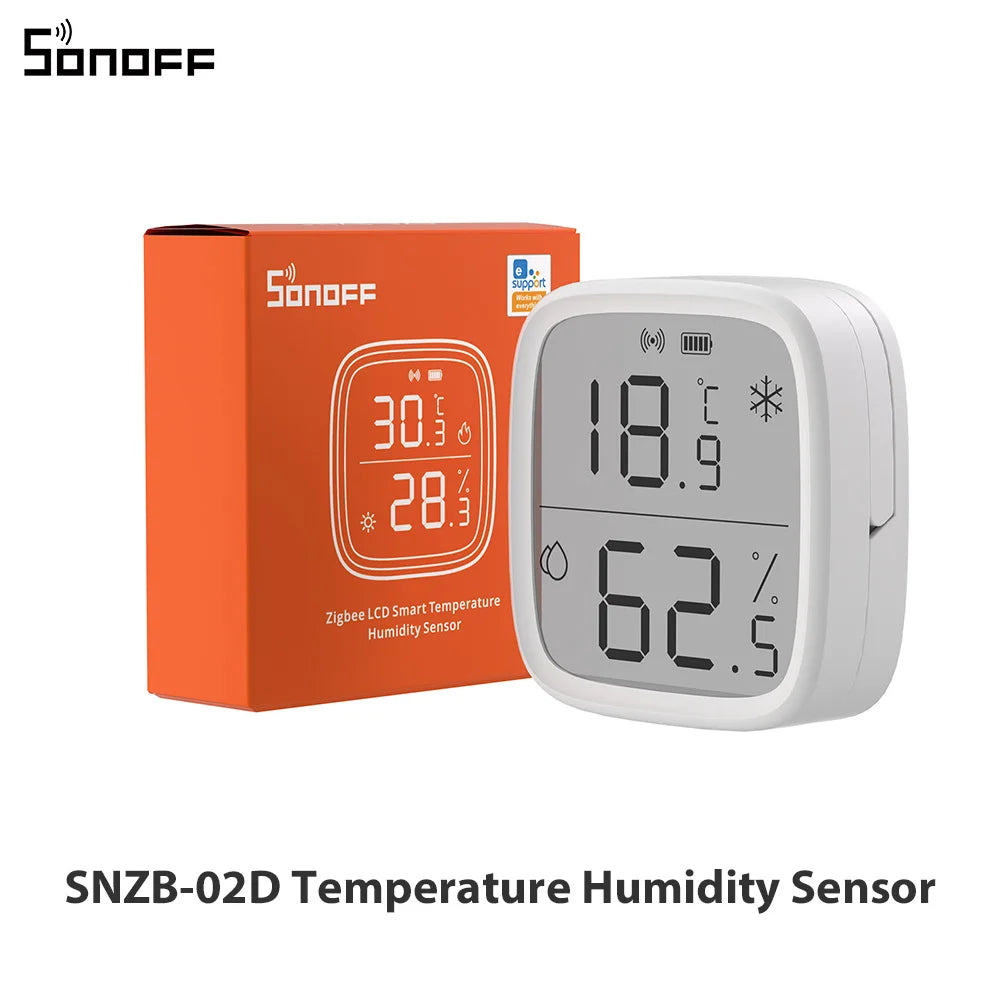Smart Temperature Humidity Sensor Compatible with Zigbee Technology - Smarsty