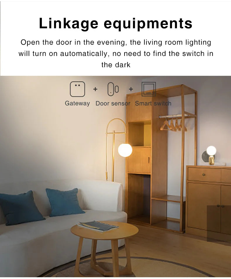 Zigbee Smart Door Window Sensor With EWeLink Control - Smarsty