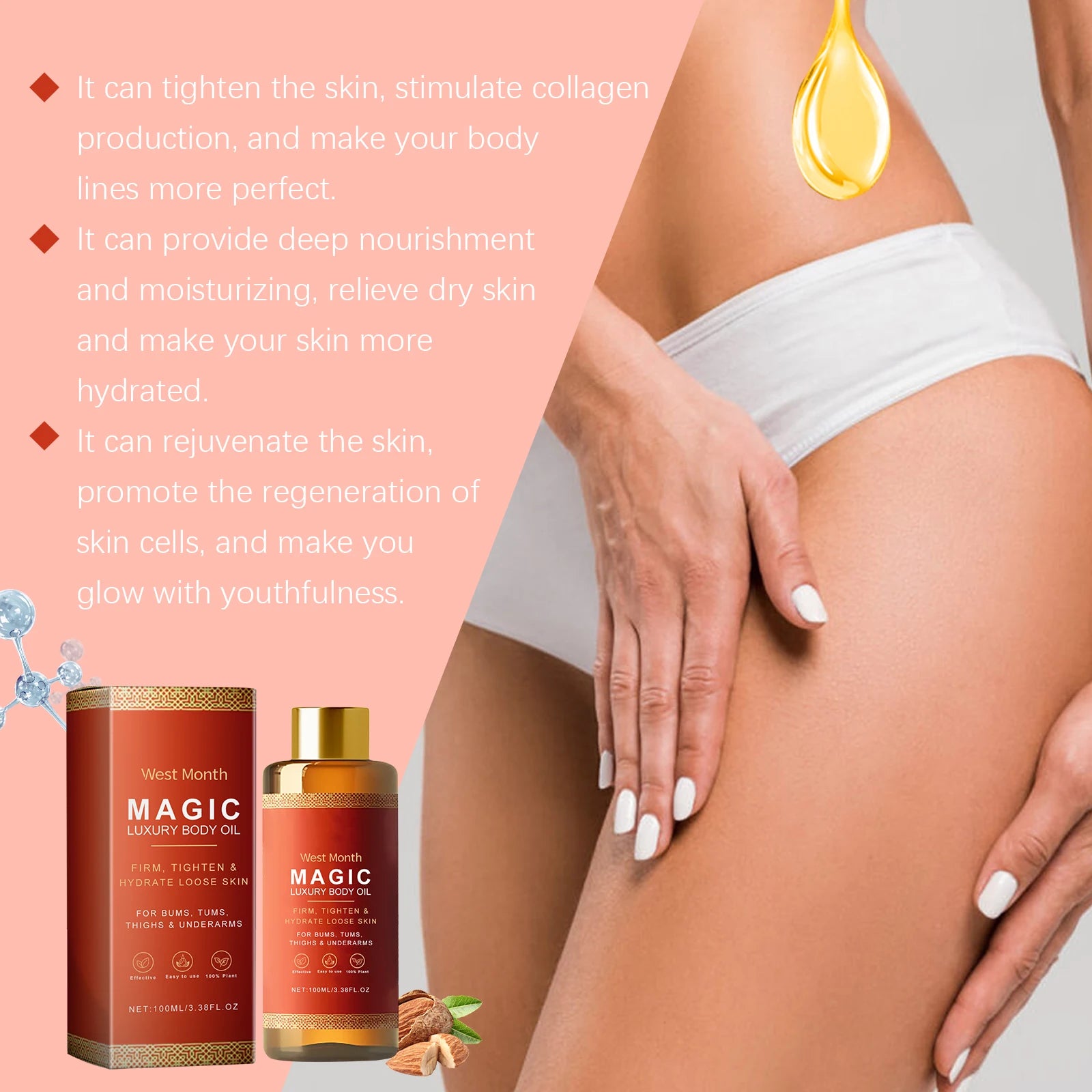Luxury Body Firming Oil for Deep Moisturizing Skin - Smarsty