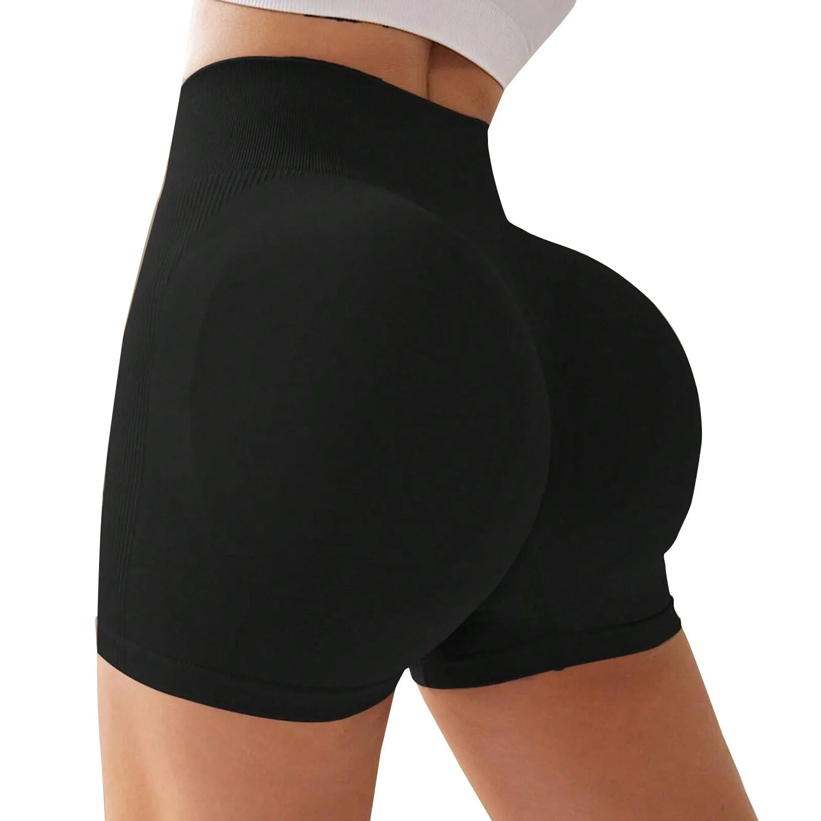 Women's High Waist Peach Lift Hip Sports Shorts Tight Yoga Shorts Shorts for Women Women's Shorts Summer Womens Shorts Elegant - Smarsty