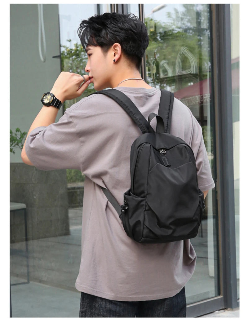 Sport Mini Men's Backpack Fashion Small Black Travel Rucksack Shoulder School Bag Canvas Designer Sports Backpacks Mochila Bags