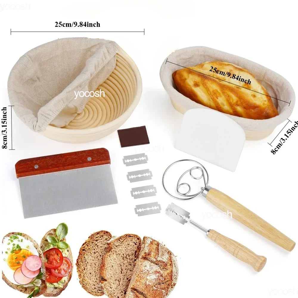 Professional Baking Tools Kit with Sourdough Starter Jar - Smarsty