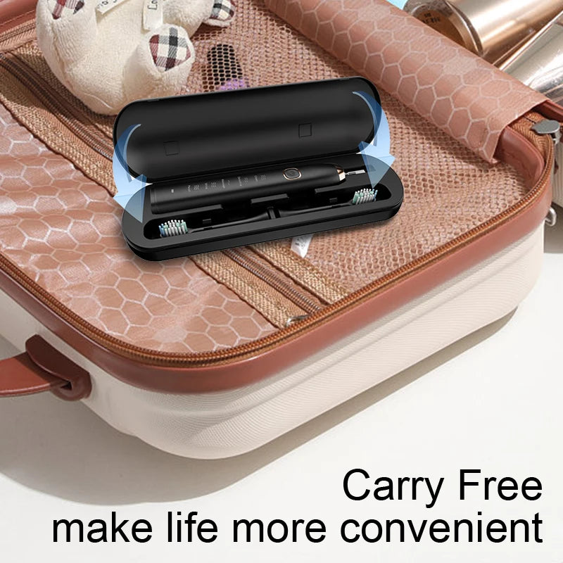 Sarmocare Electric Sonic Toothbrush with 8 Brush Heads - Smarsty