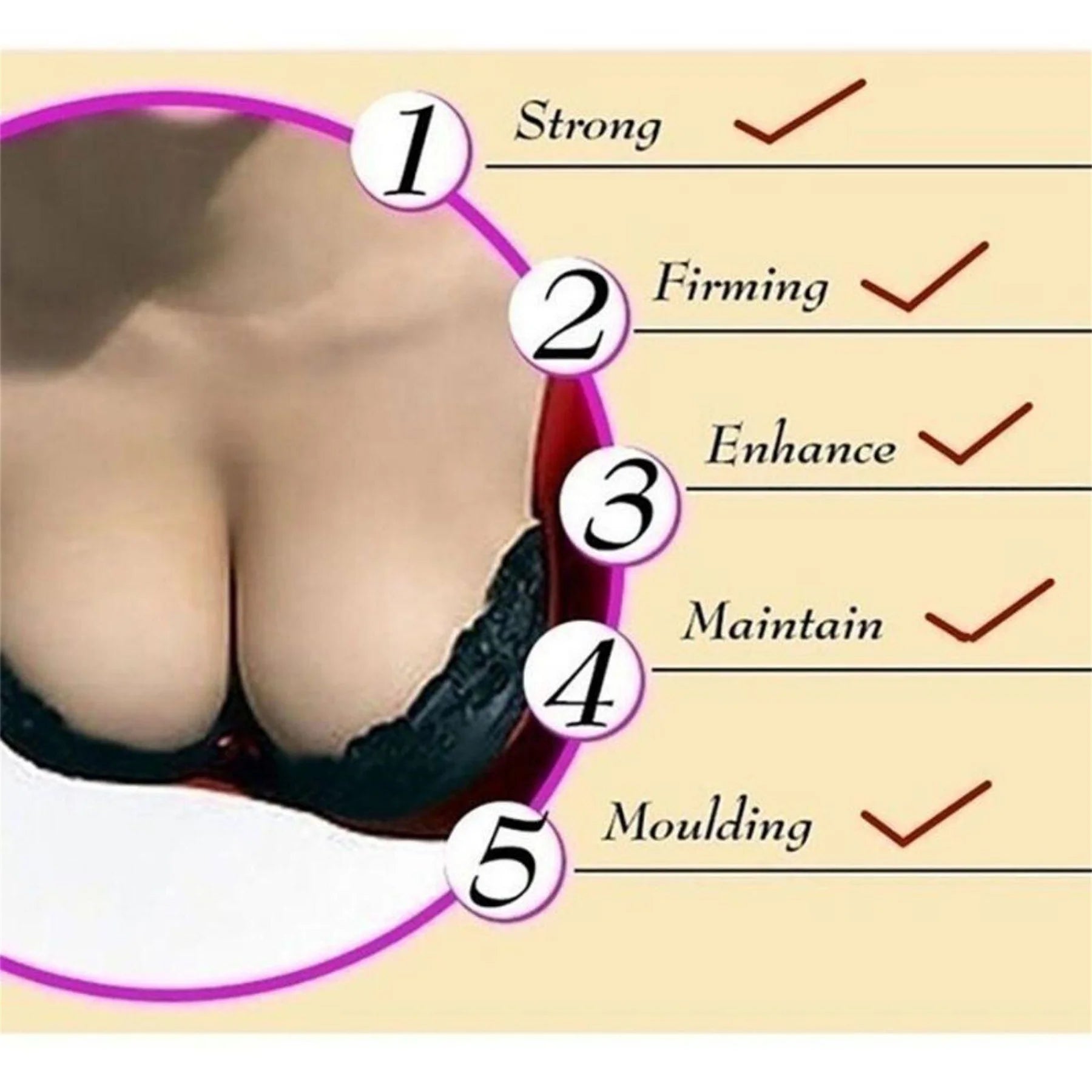 Natural Breast Enlargement Massage Oil for Fuller Bust - Smarsty