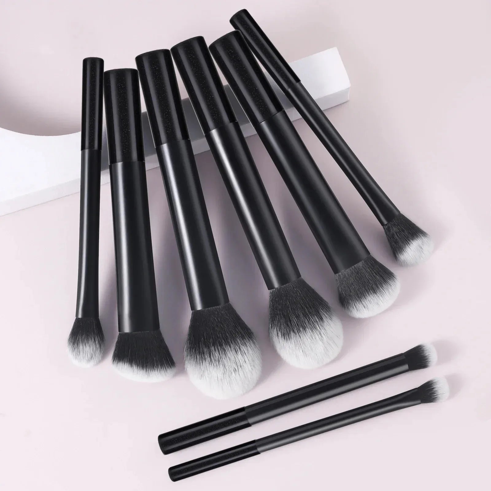 8 Piece Professional Makeup Brush Set for Flawless Application - Smarsty