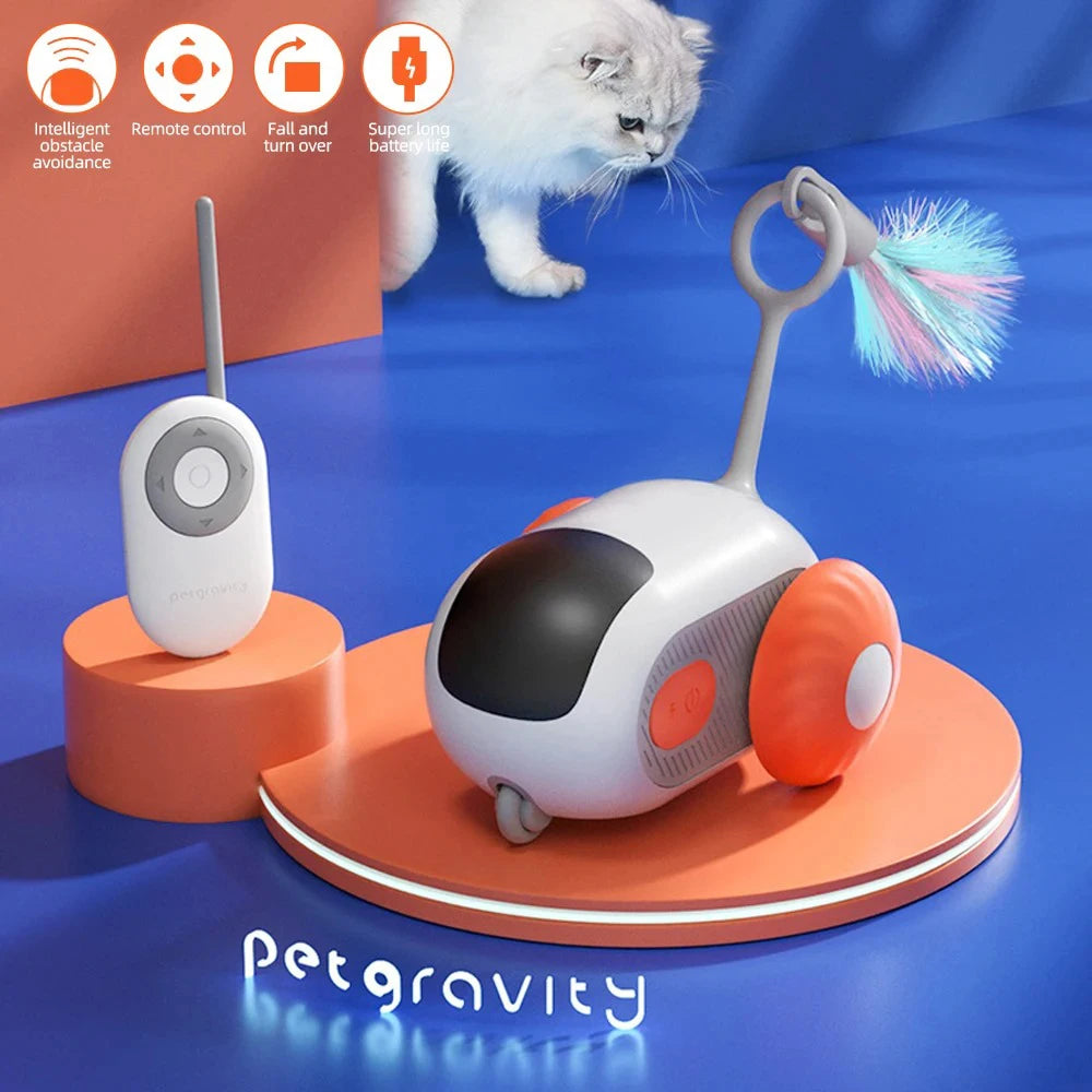 Smart Cat Toy with Remote Control for Interactive Play - Smarsty