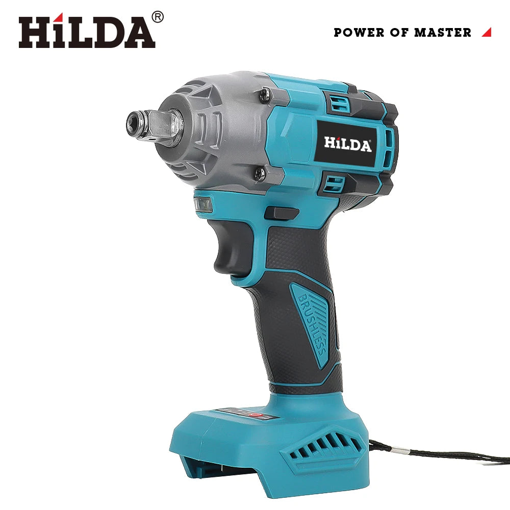 HILDA 18V Rechargeable Electric Impact Wrench for Car Maintenance - Smarsty