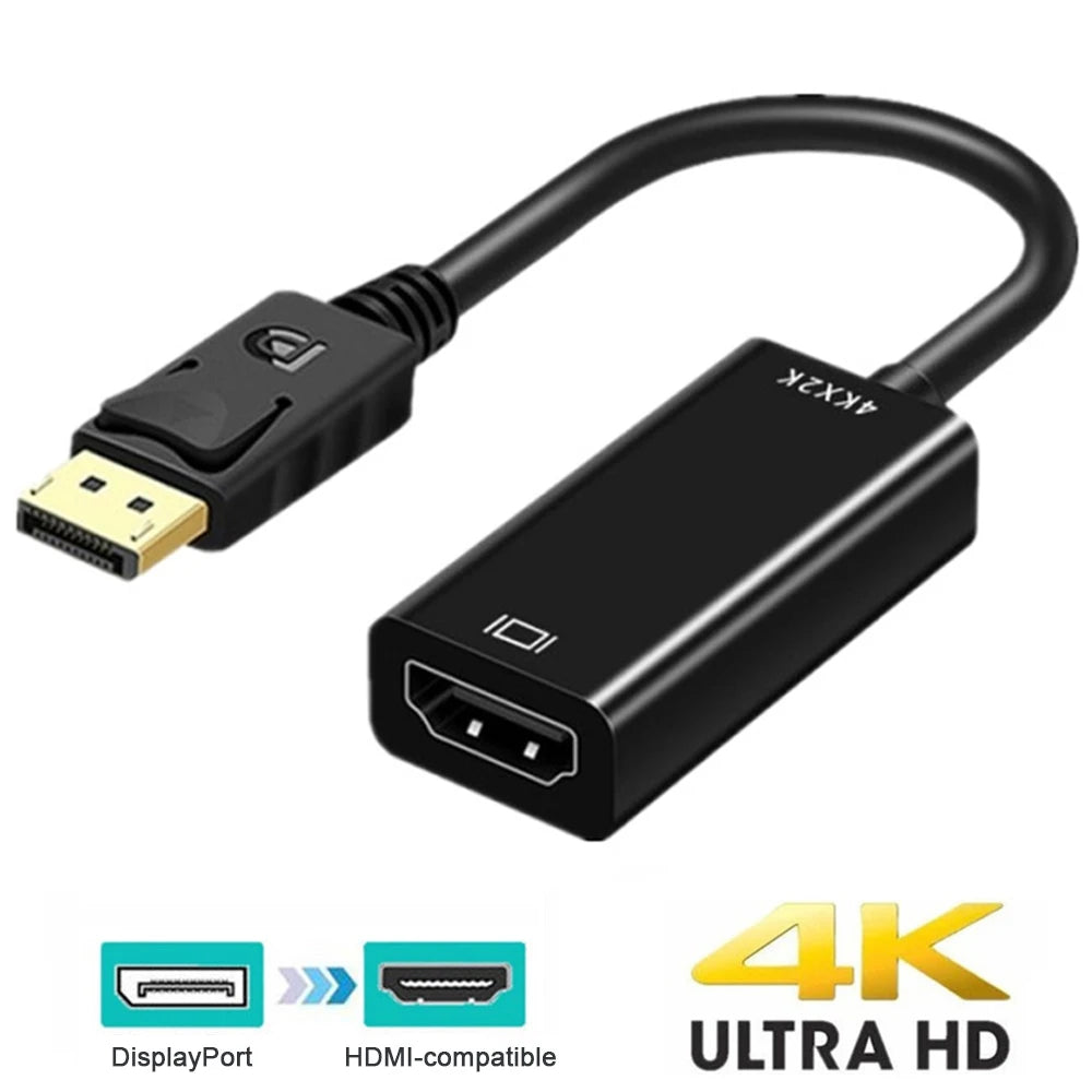 4K DisplayPort to HDMI Adapter for High-Quality Video - Smarsty