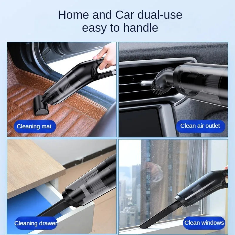Wireless Car Vacuum Cleaner With Powerful Suction 10000Pa - Smarsty
