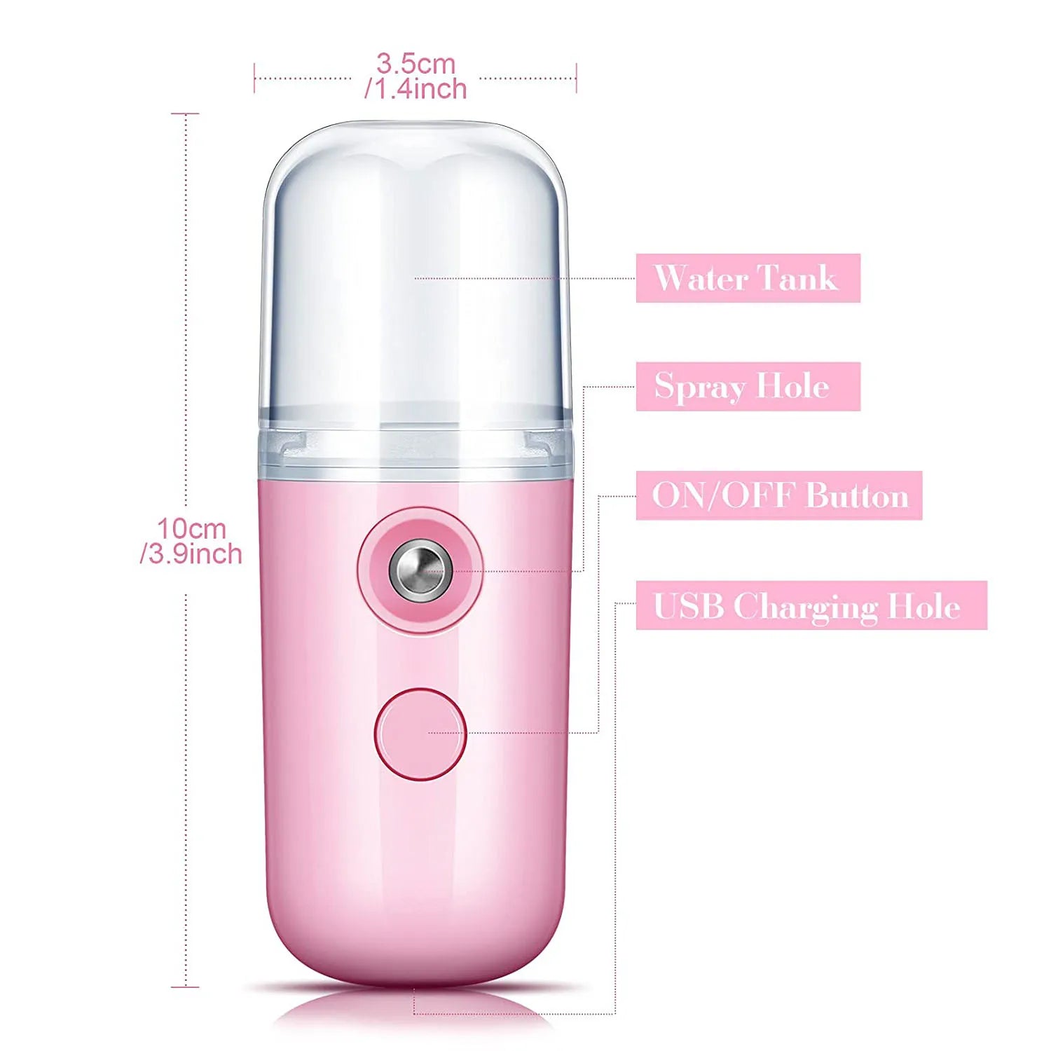 Portable Mini Facial Steamer for Deep Skin Hydration - Smarsty