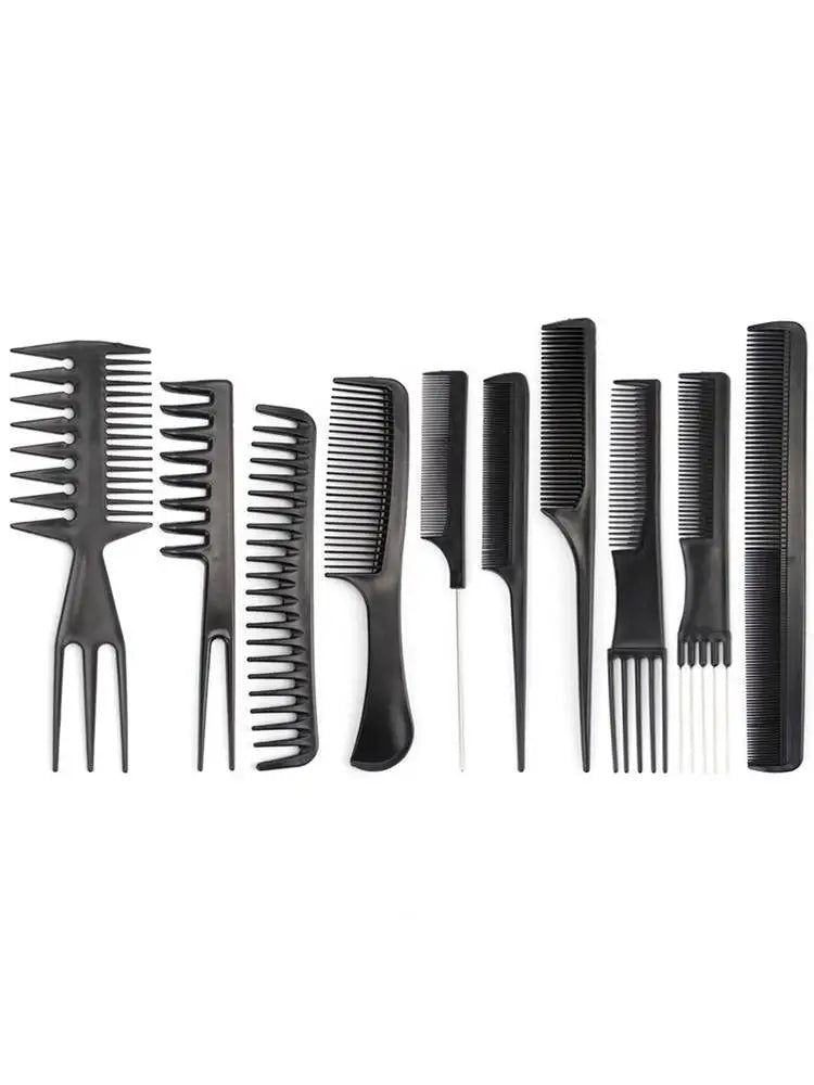 Durable Plastic Hair Comb with Round Teeth for Gentle Styling - Smarsty
