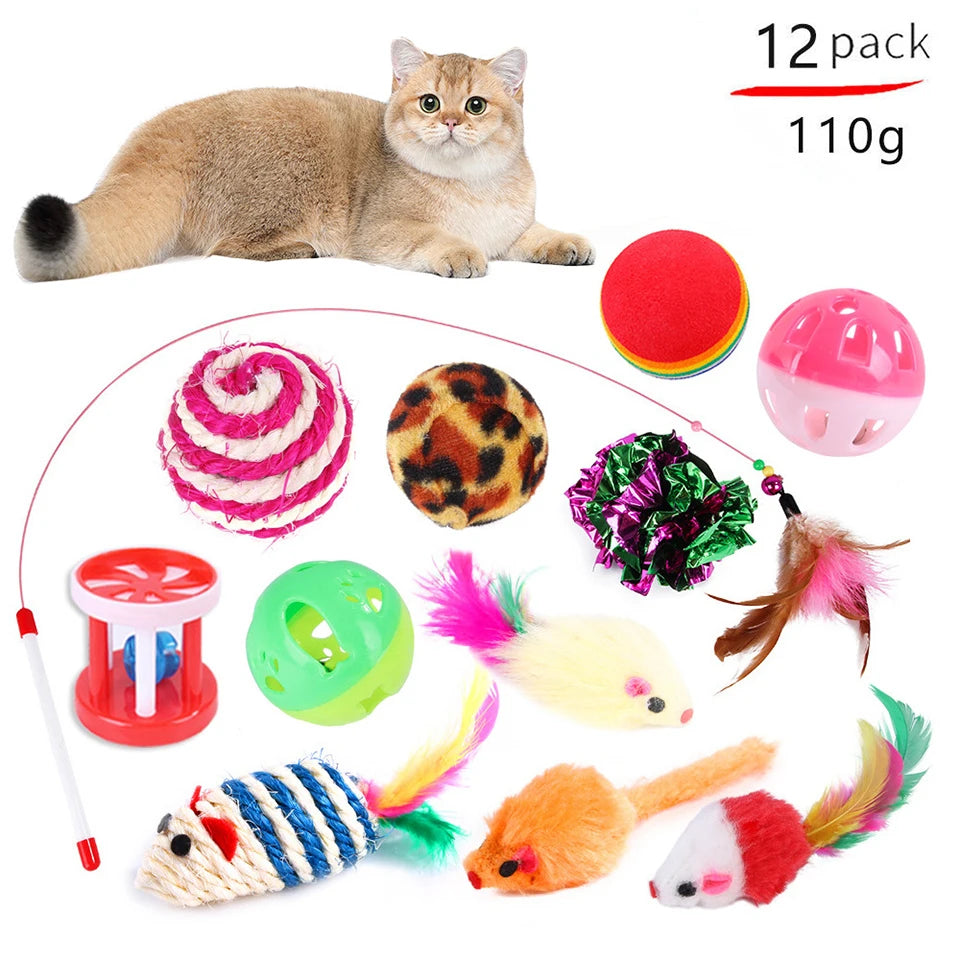 Interactive Cat Toy Combination Set for Fun Play - Smarsty