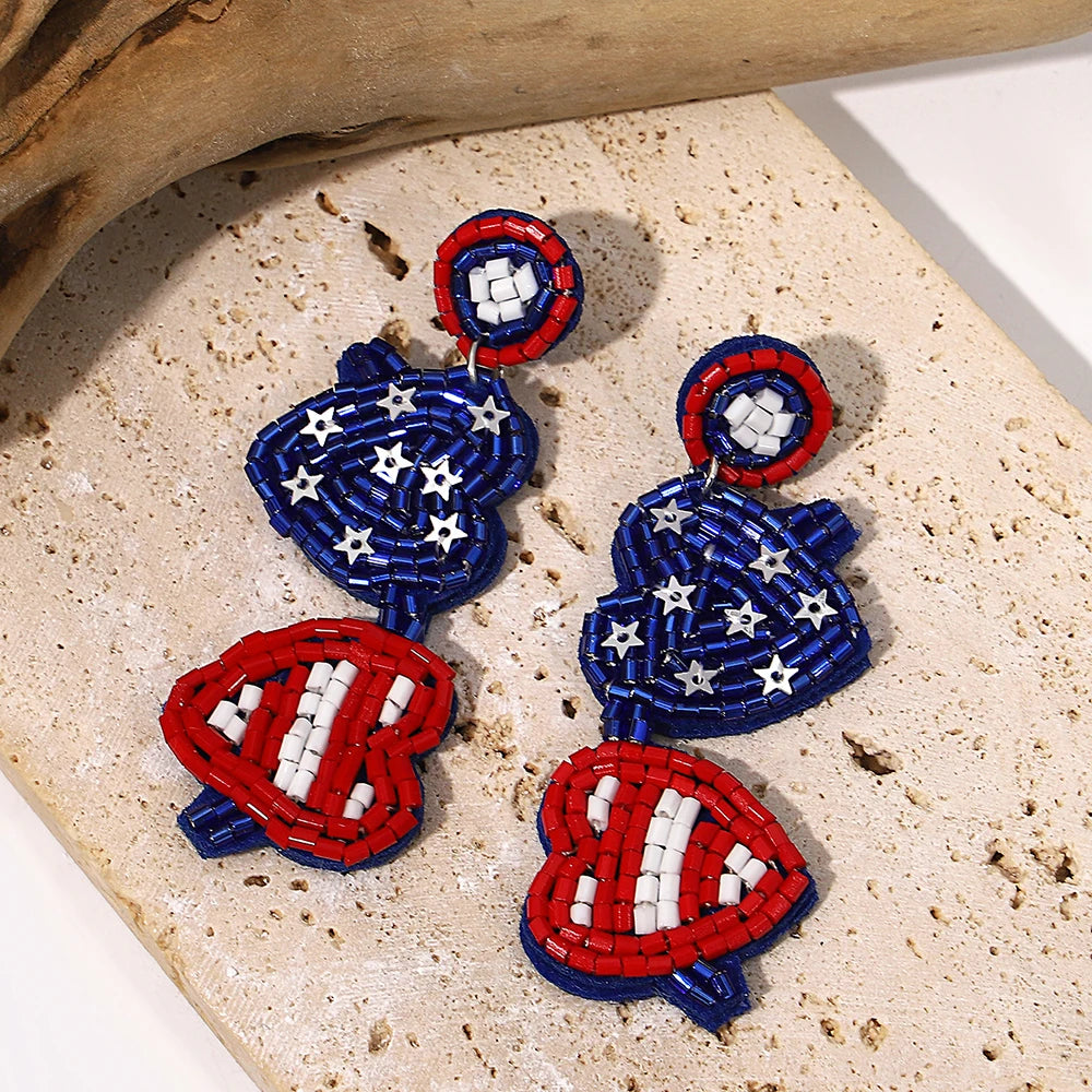 Handmade Bohemian Starfish Drop Earrings for Women - Smarsty