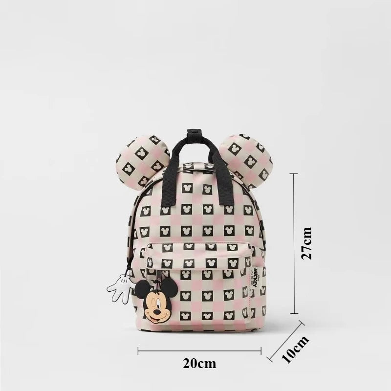 Mickey Mouse Canvas Backpack Large Capacity School Bag - Smarsty