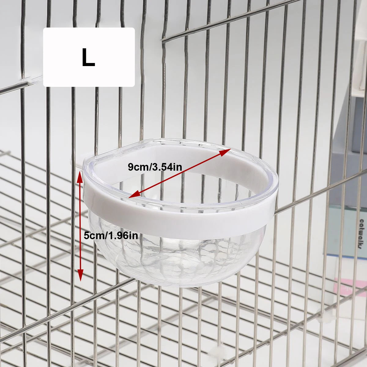 Detachable Plastic Bird Feeding Bowl with Convenient Hanging Design - Smarsty