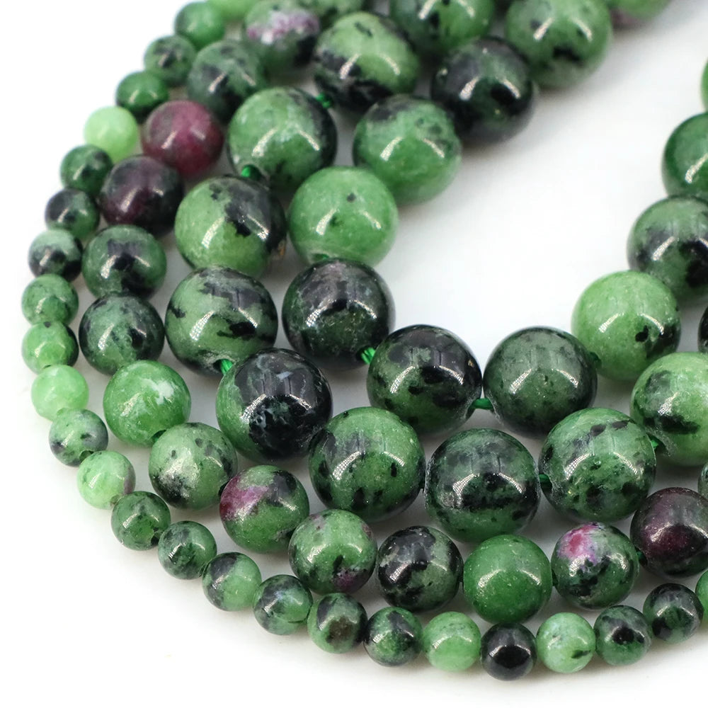 Natural Stone Beads Blue Tiger Eye Crystal Amethyst Rose Quartz Gemstone Bead for Jewelry Making Bracelet Necklace 4/6/8/10MM - Smarsty