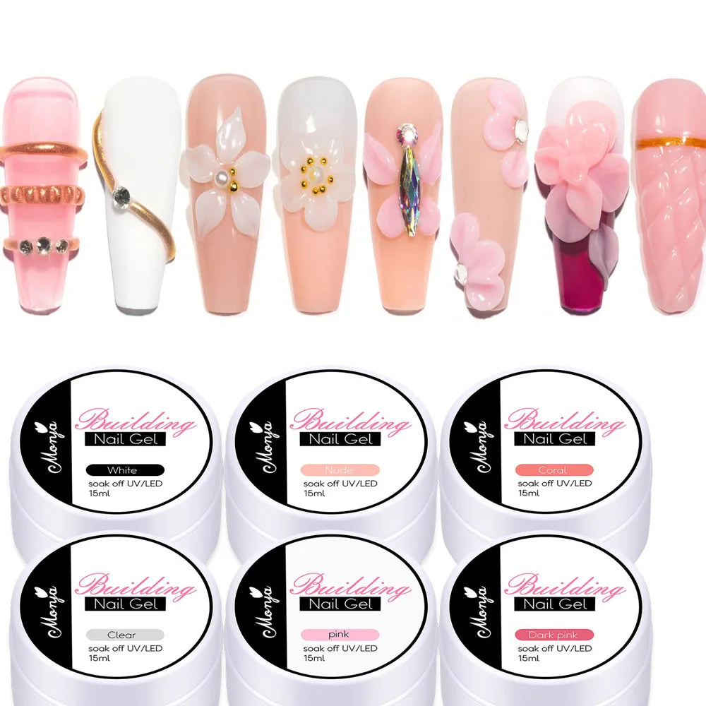 Clear Non-Stick Gel Nail Polish for Easy Sculpting - Smarsty