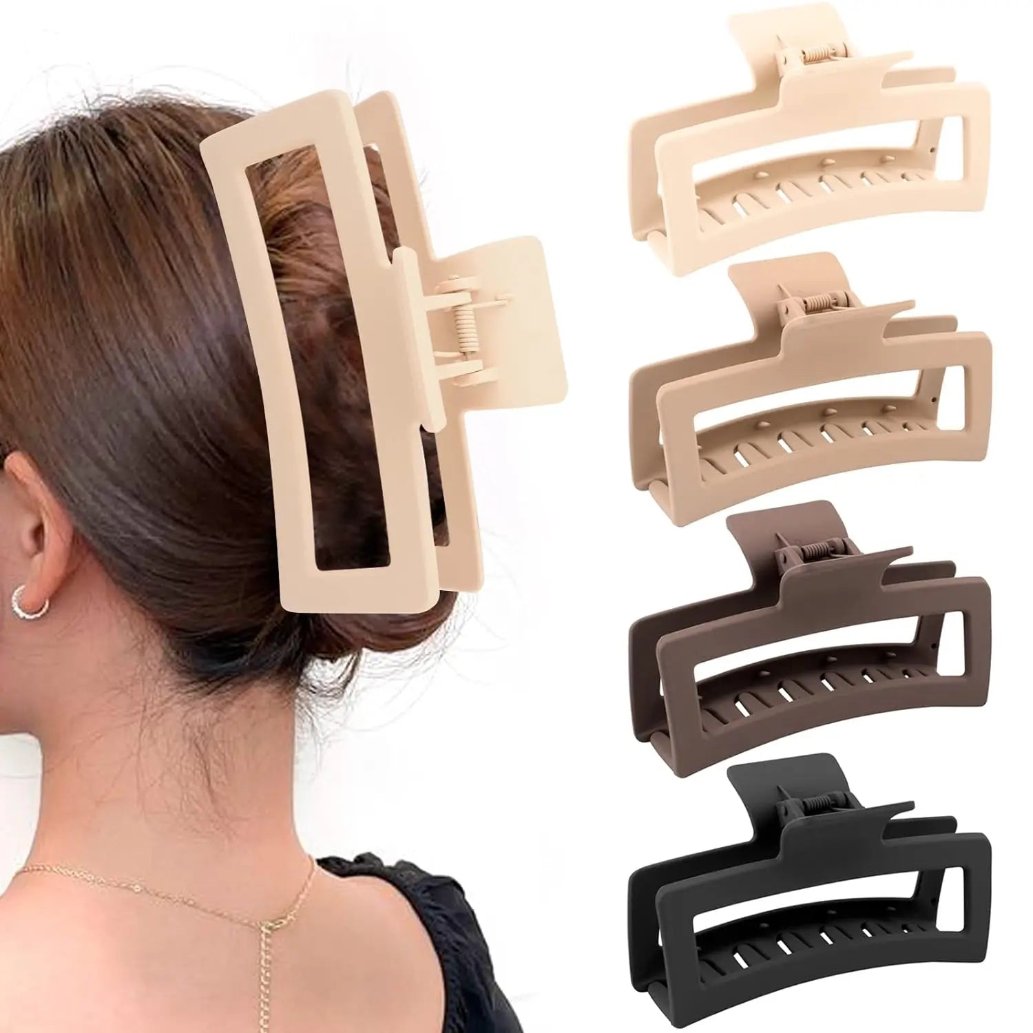 Extra Large Jumbo Claw Clips Thick Long Hair Non Slip - Smarsty