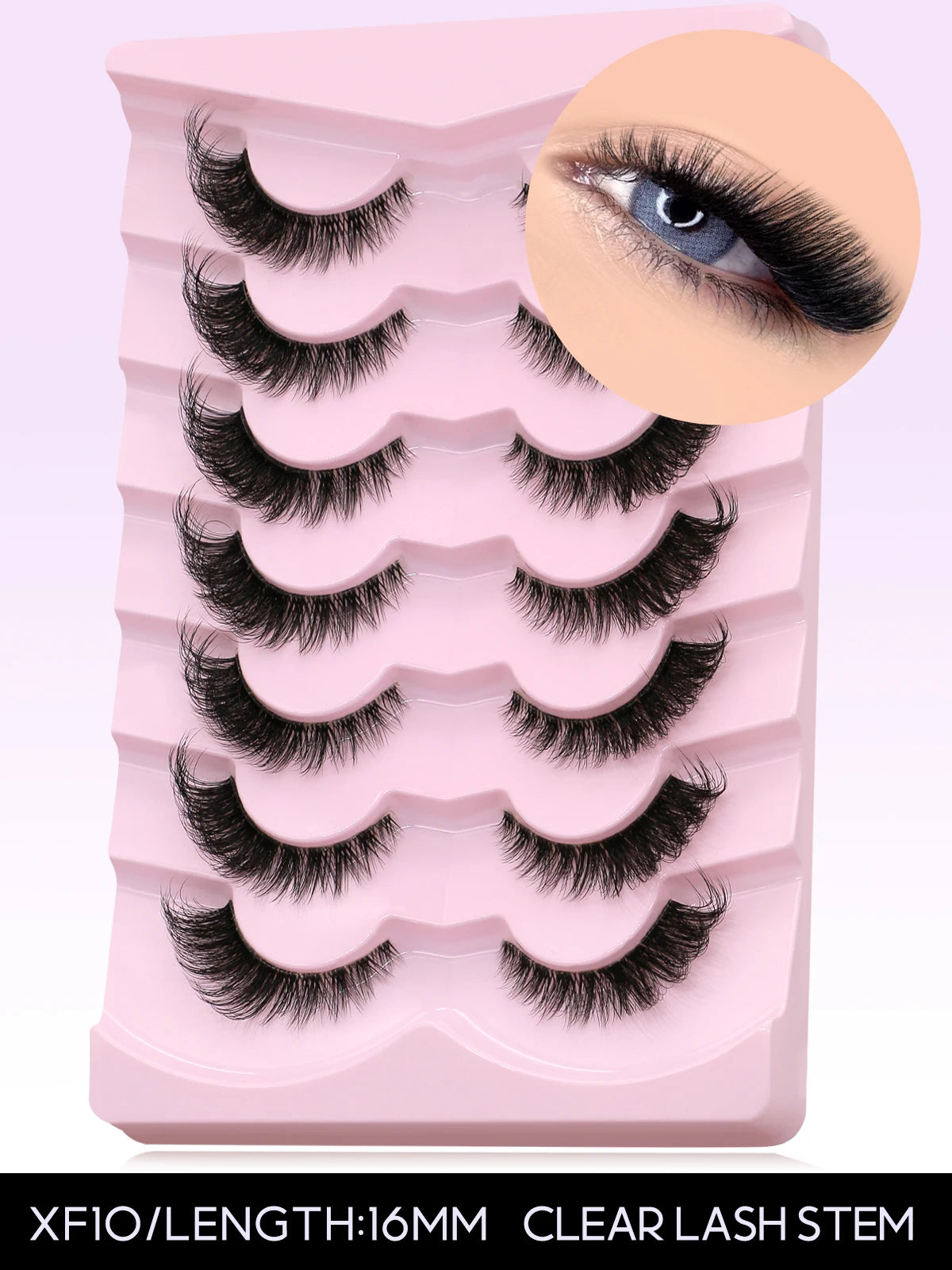 GROINNEYA Winged Cat Eye Faux Mink Lashes - Smarsty