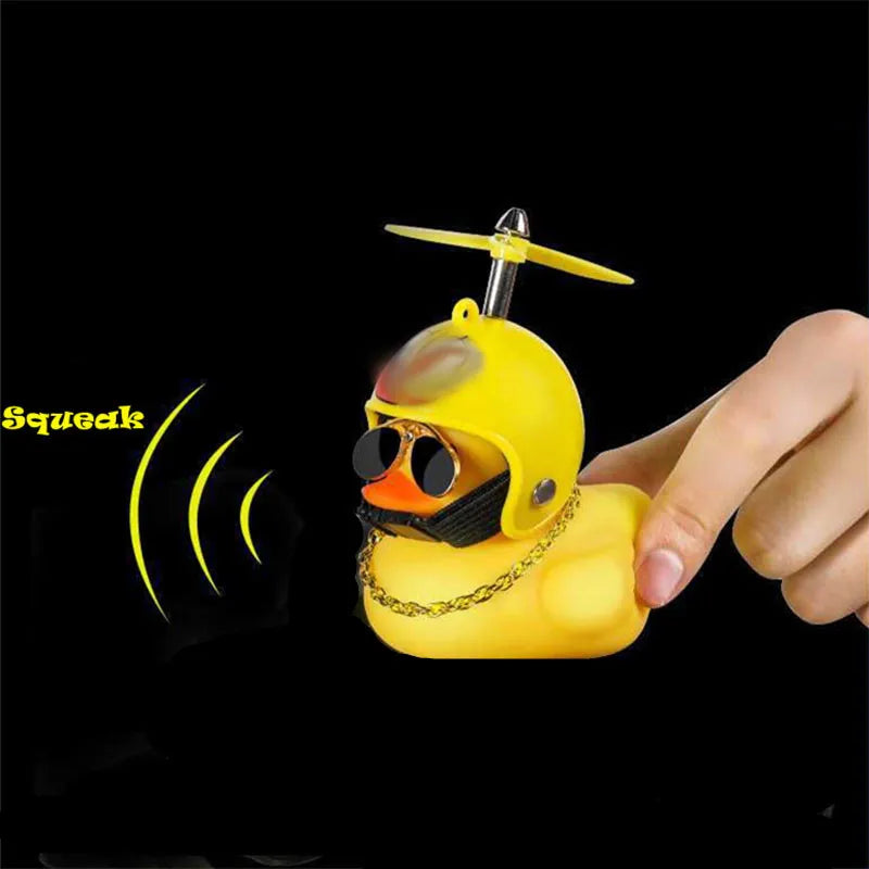 Cute Yellow Duck Helmet Car Decoration for Wind Break - Smarsty