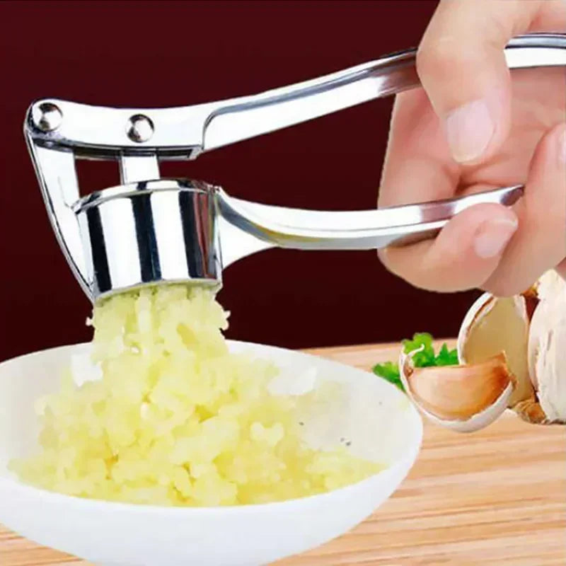 Imitating Stainless Steel Garlic Press Crusher Kitchen Cooking Vegetables Ginger Squeezer Masher Handheld Ginger Mincer Tools by Smarsty
