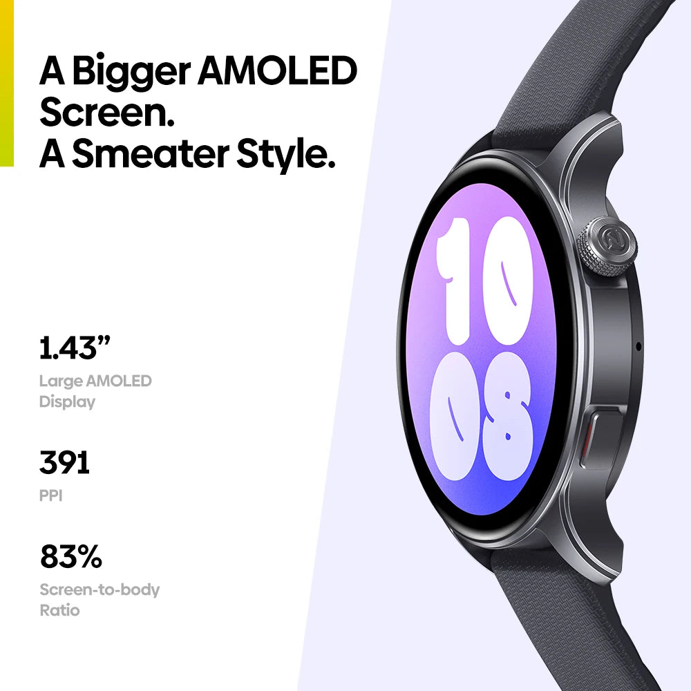 Zeblaze Btalk 3 GPS Smartwatch with AMOLED Screen - Smarsty