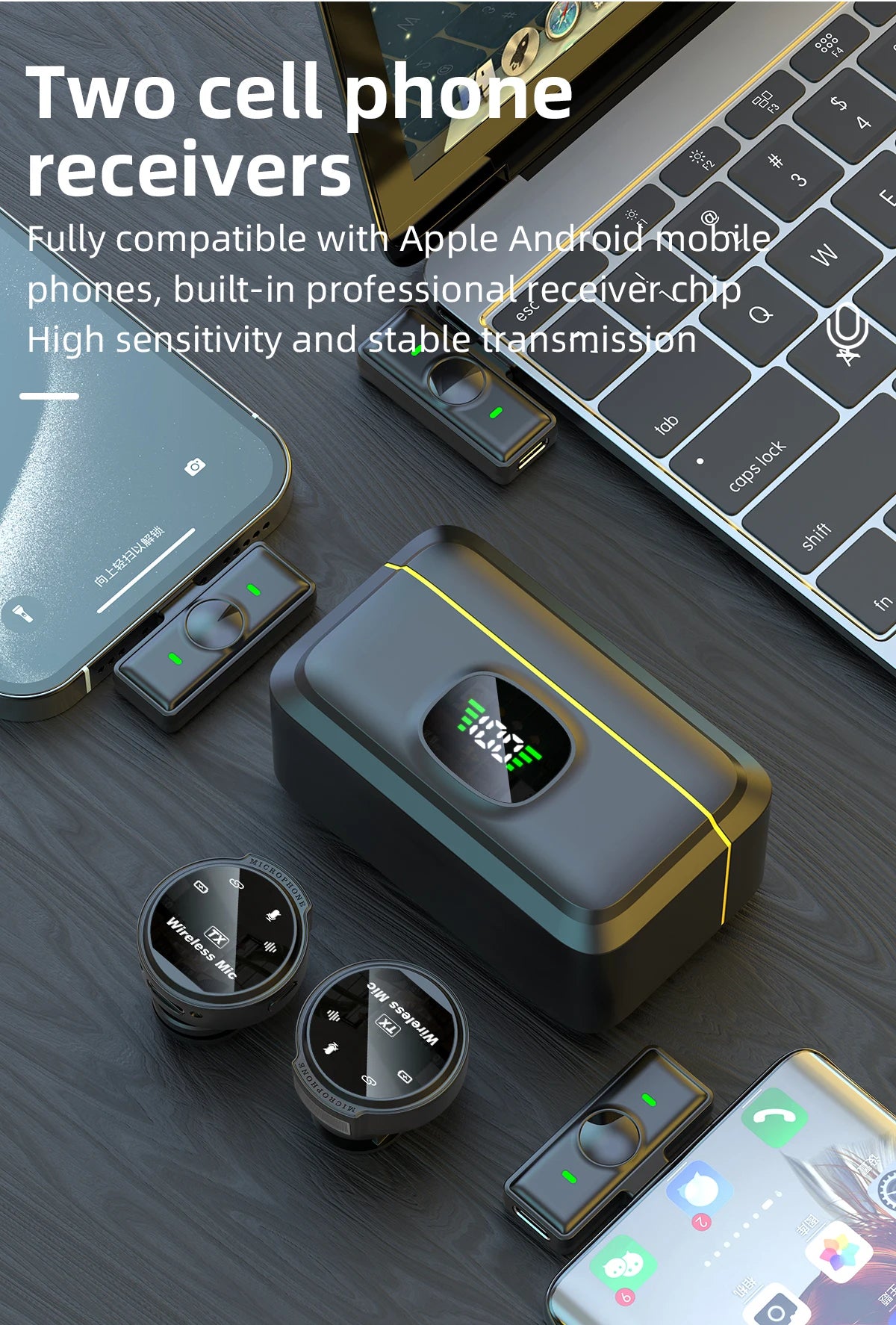 Xiaomi Wireless Lavalier Microphone for Mobile Live Recording - Smarsty