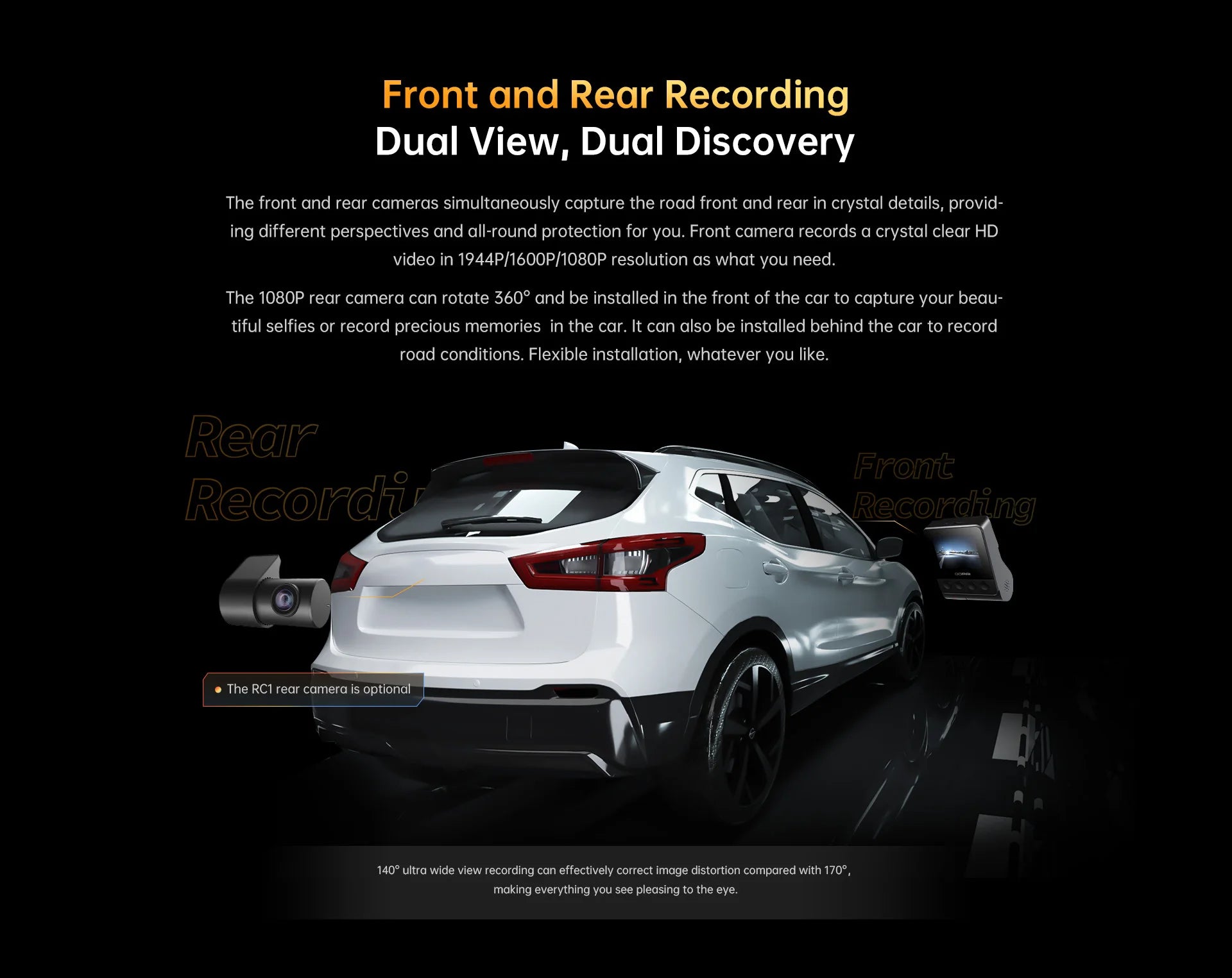 Z40 Dash Cam Featuring GPS 1944P FullHD Video Pro Elite - Smarsty