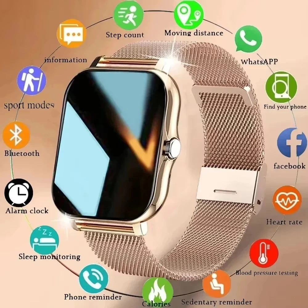 LAXASFIT Smart Watch with Heart Rate Monitor and Bluetooth - Smarsty