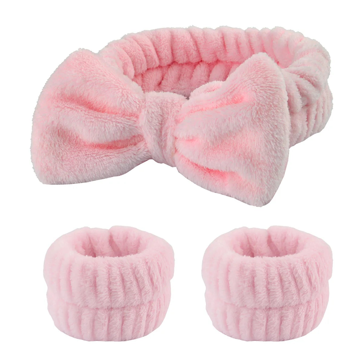 Coral Fleece Wash Face Headband Absorbent Waterproof - Smarsty