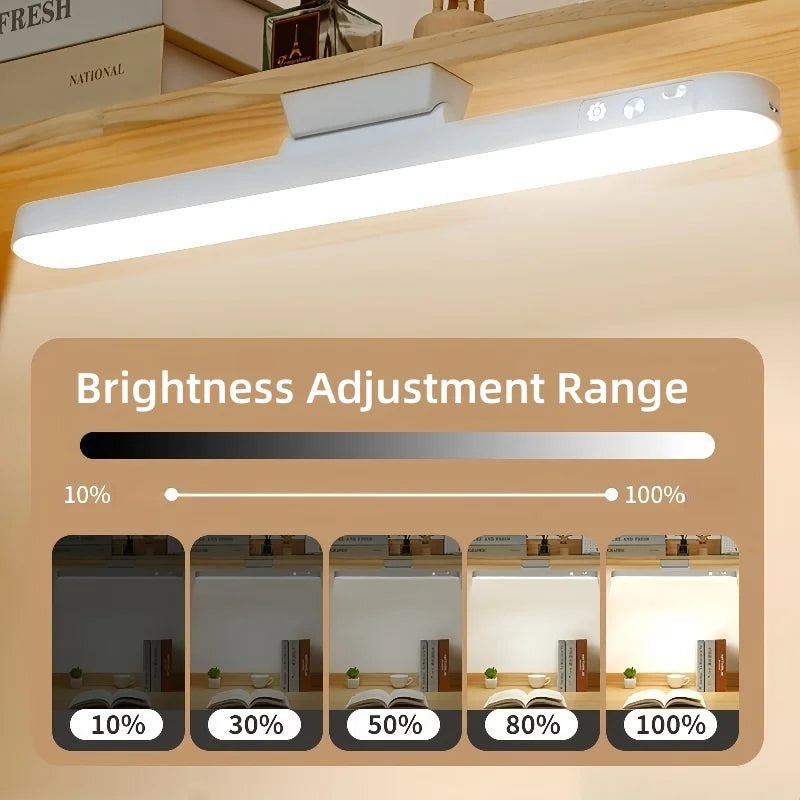 Rechargeable LED Table Lamp with Magnetic Base and Dimmable Light - Smarsty
