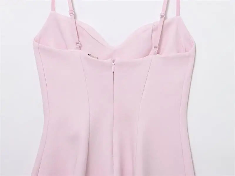 Dresses Summer Women's 2025 New Chic Slim Tube Top Elegant Mini Camisole Women's Dress Street Fashion Youth Holiday Dress - Smarsty
