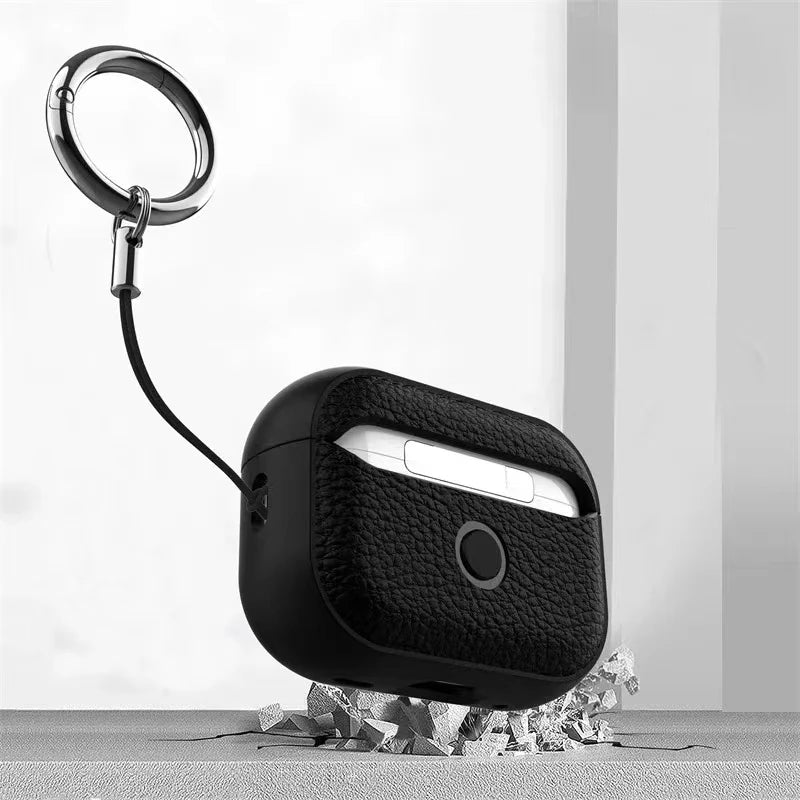 Leather Texture Case For Apple AirPods Pro Protection - Smarsty