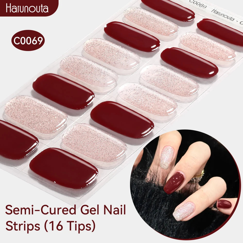 Gradient Auroras Gel Nail Strips for Easy DIY Manicure - Smarsty