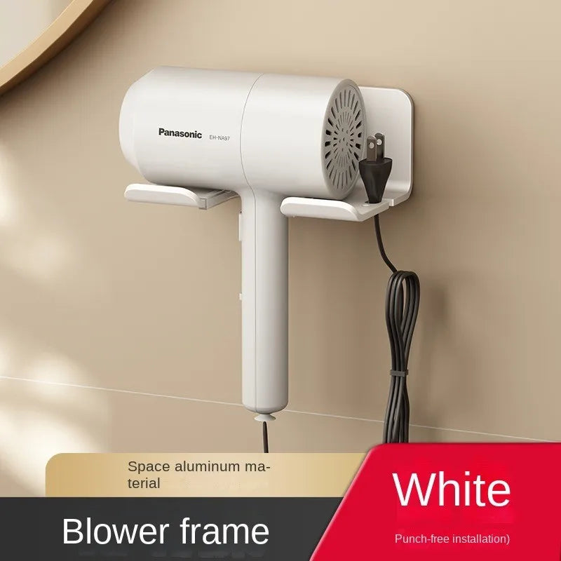 Wall-Mounted Hair Dryer Holder for Space-Saving Storage - Smarsty
