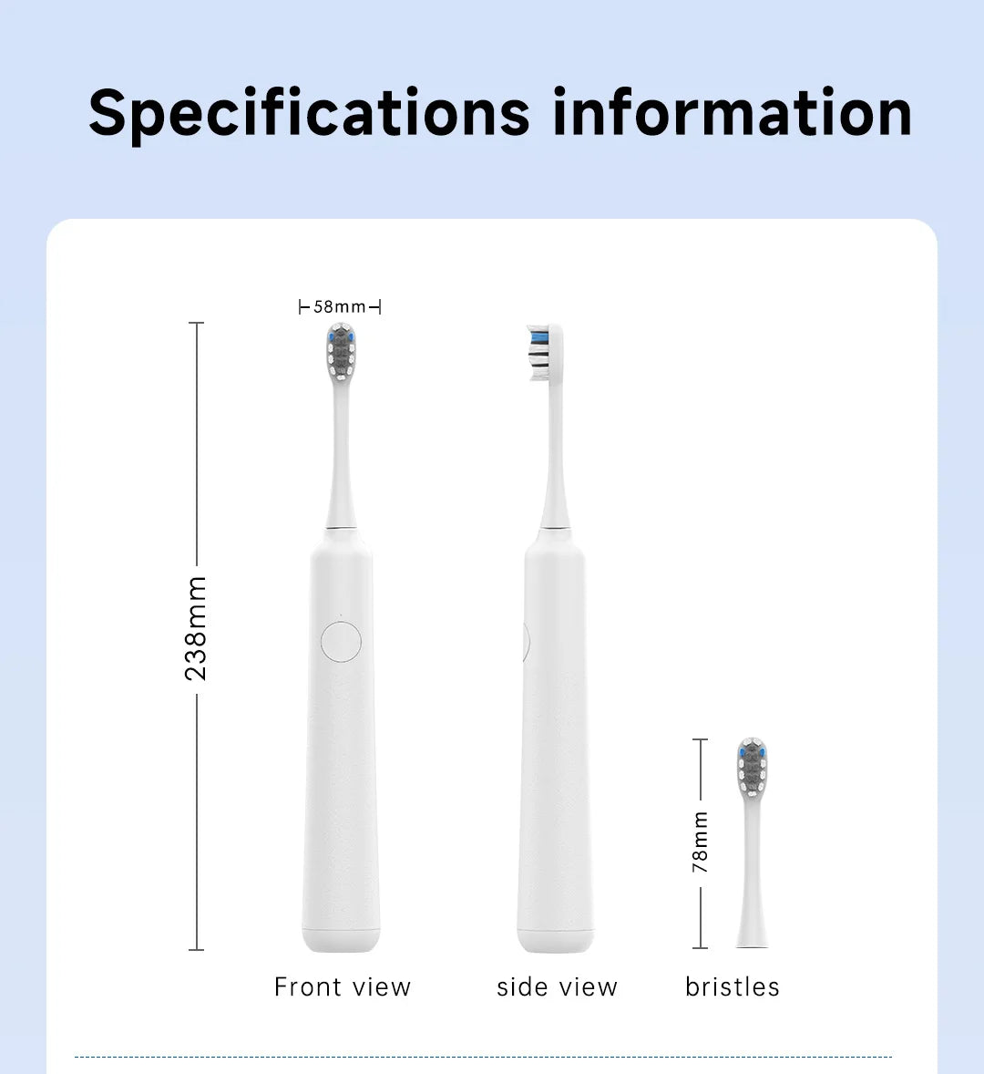 DOCO Sonic Electric Toothbrush With Smart Whitening Features - Smarsty