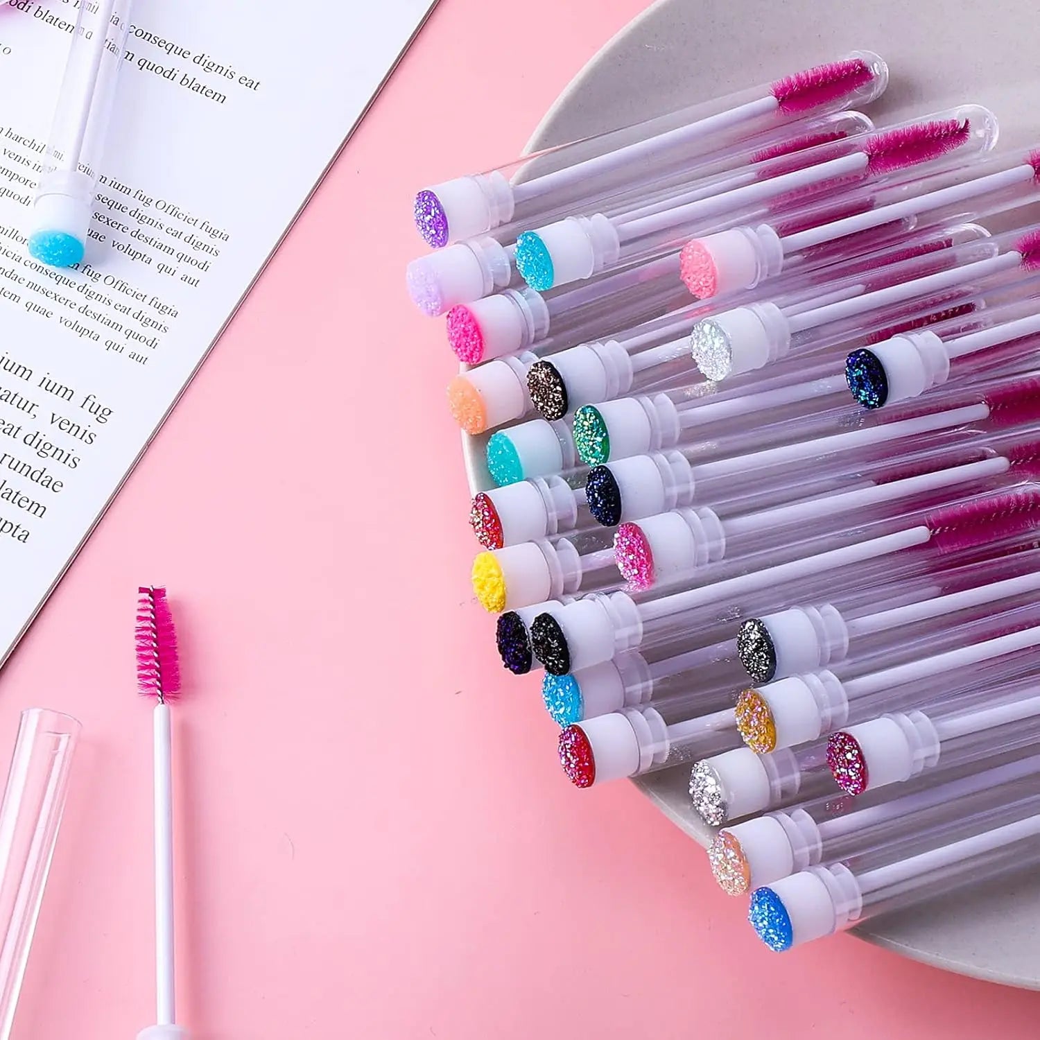 Reusable Eyelash Mascara Wands with Container for Easy Application - Smarsty