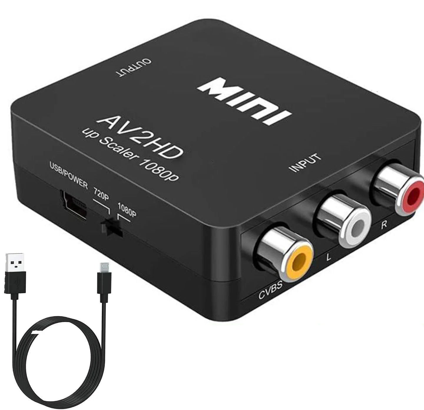 1080P HDMI-Compatible AV Adapter for Clear Video Output - Smarsty