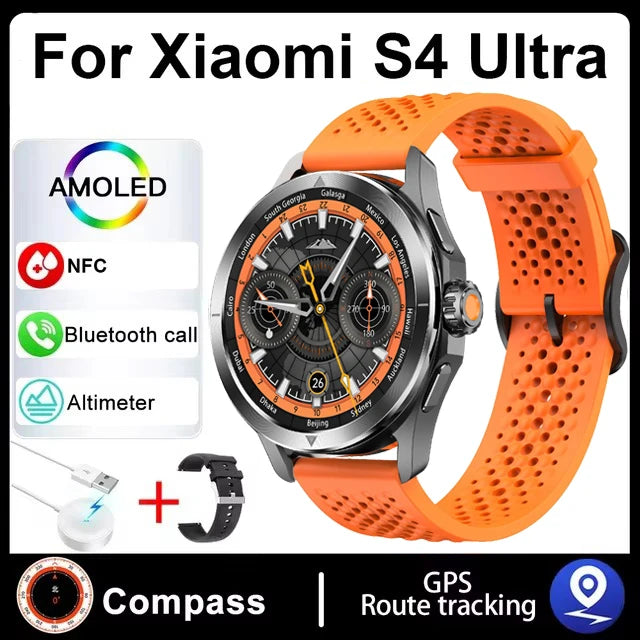Xiaomi S4 Ultra Smart Watch With GPS Waterproof Sports Features - Smarsty