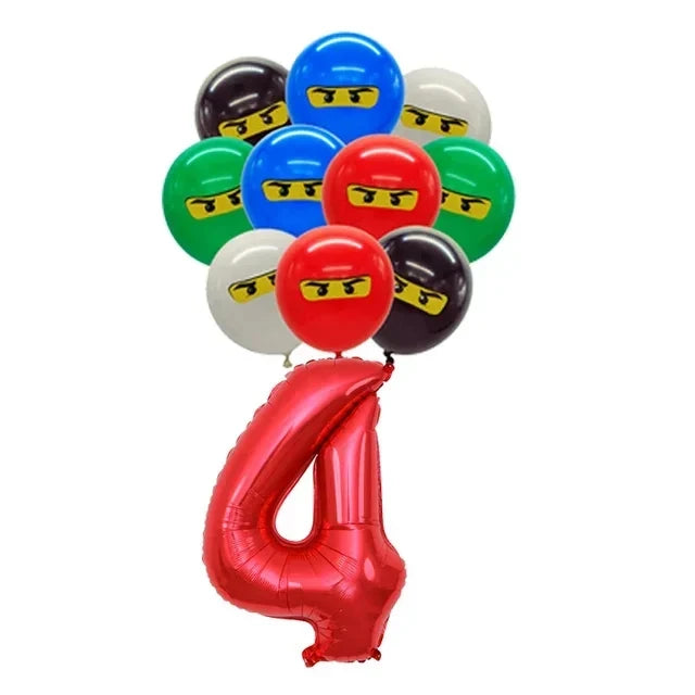 Ninja Theme Birthday Party Disposable Tableware Set - Smarsty