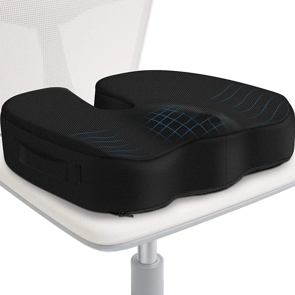 Ergonomic Memory Foam Seat Cushion for Office Chairs - Smarsty
