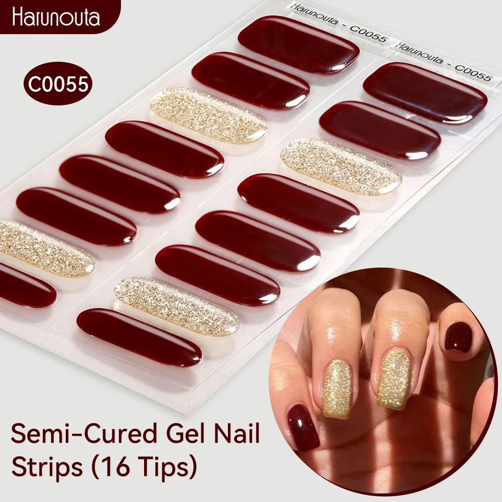 Gradient Auroras Gel Nail Strips for Easy DIY Manicure - Smarsty